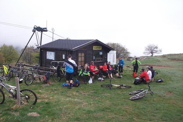 Pause déjeuner à la station du Grand Ballon
