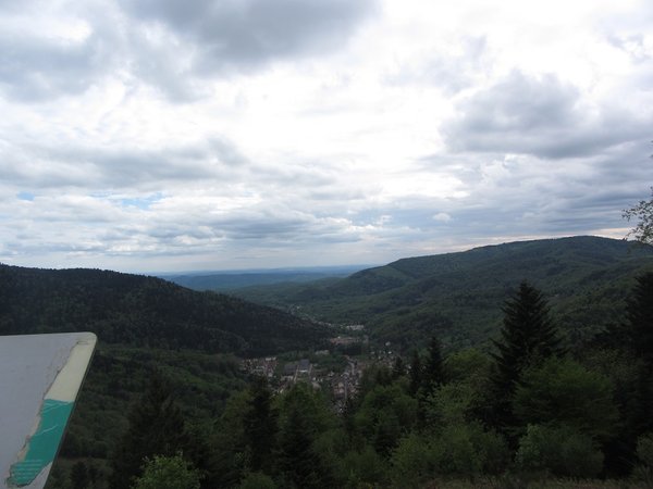 Depuis la croix du Choléra, vue sur Plancher-les-mines