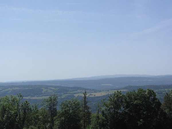 Le Chasseral depuis l'observatoire de la Faux d'Emson