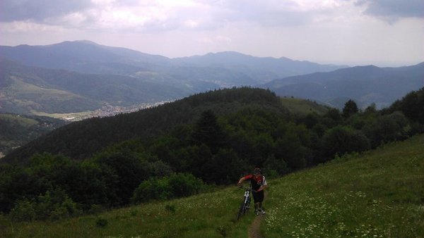 dernière portion rude de la montée du Drumont