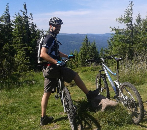 AU sommet du grand Brézouard, en direction du Lac Blanc