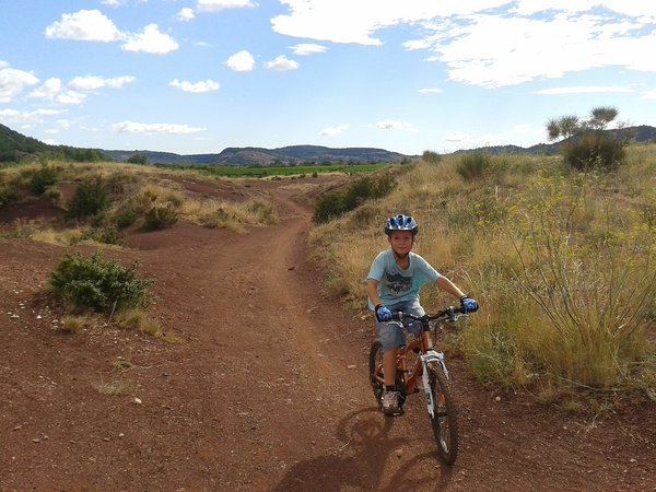 20130826_105955.jpg (339.1 Kio) Vu 683 fois Mon grand au Salagou sur son Lapierre Technic 20 lite...il est passé sur un radon 26 pouces depuis