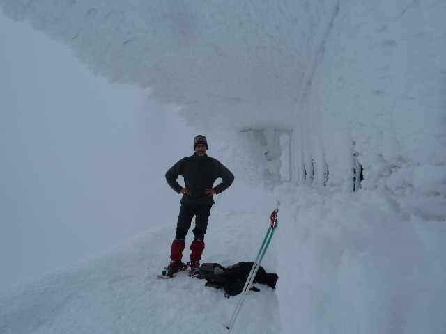 la glace sur le dome