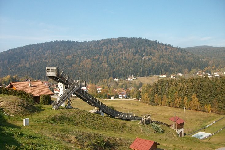 Tremplin de saut à ski à Xonrupt