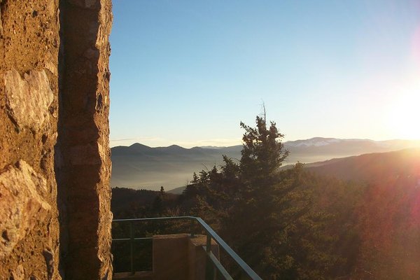 Vue du Galtz sur le Petit Ballon enneigé