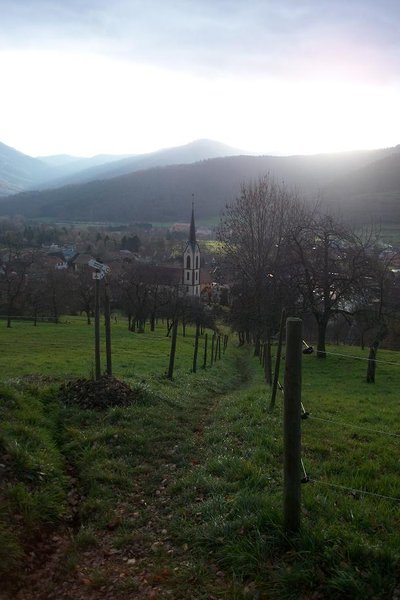 Gunsbach, village de la vallée de Munster ou vécu Albert Schweitzer