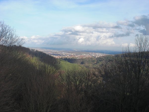Saverne depuis la ruine du chateau de Greifenstein