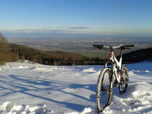 Vu qu'on était chaud, on s'est dit, allez on va tâter de la neige