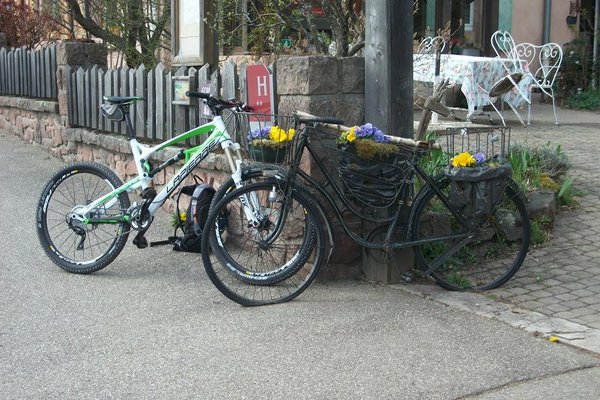 Combien d'années de différence entre ces deux vélos ???