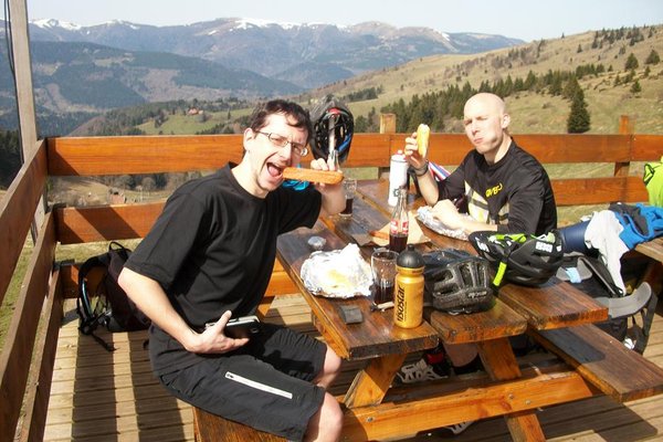 Pause déjeuner ferme Auberge du Schlausberg (je crois....)